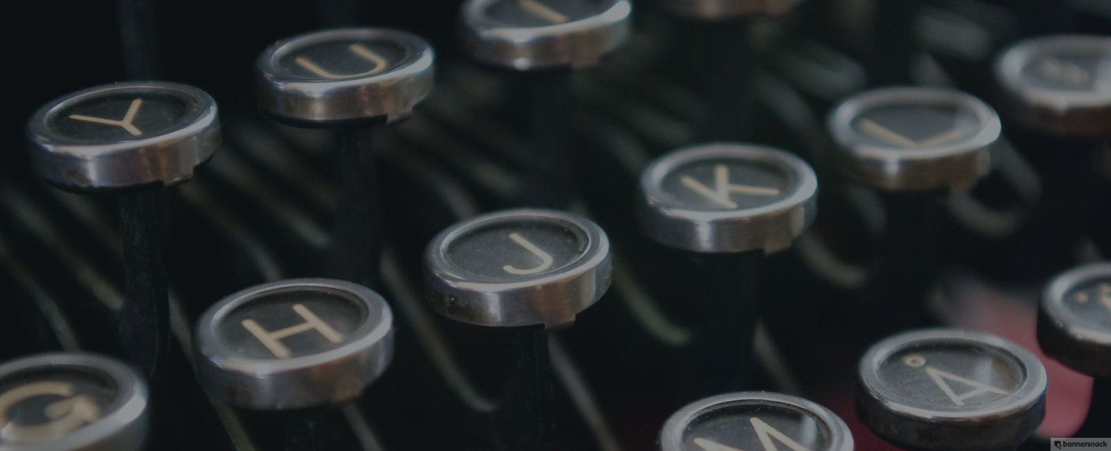 Typewriter used for copywriting