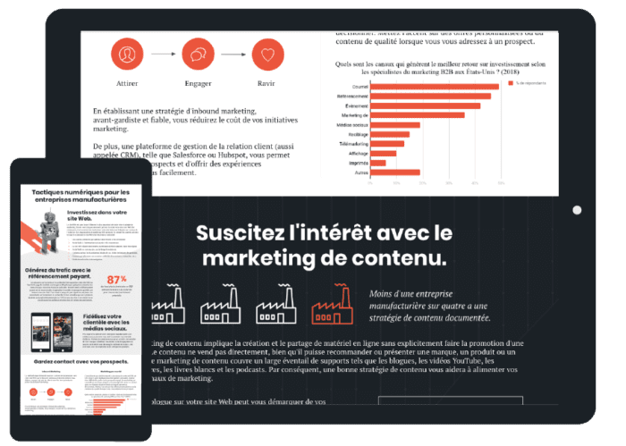 rapport marketing numerique usine