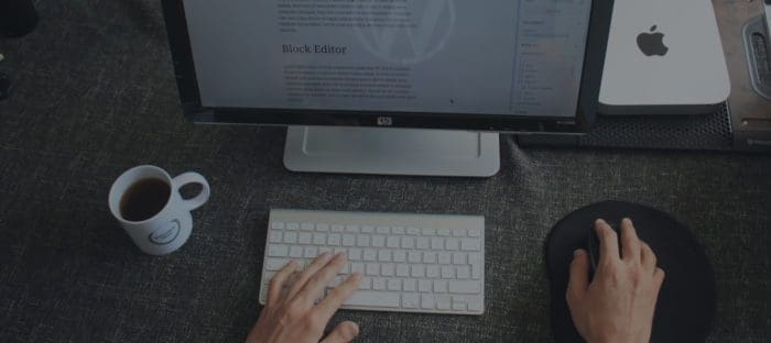 wordpress on a computer